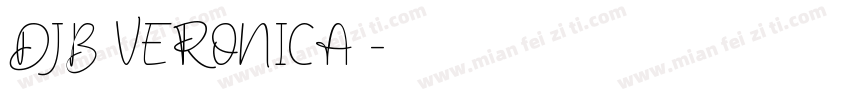 DJB VERONICA 字体转换